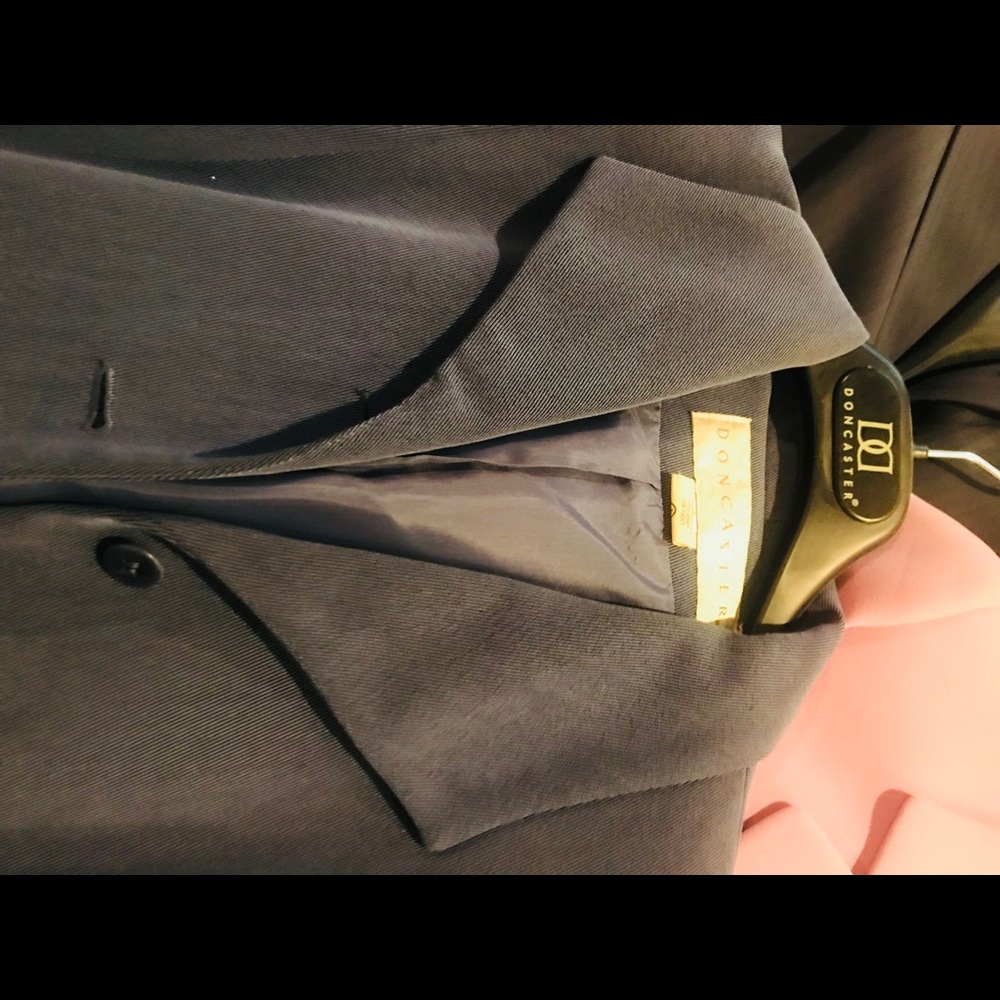 Suit slate blue